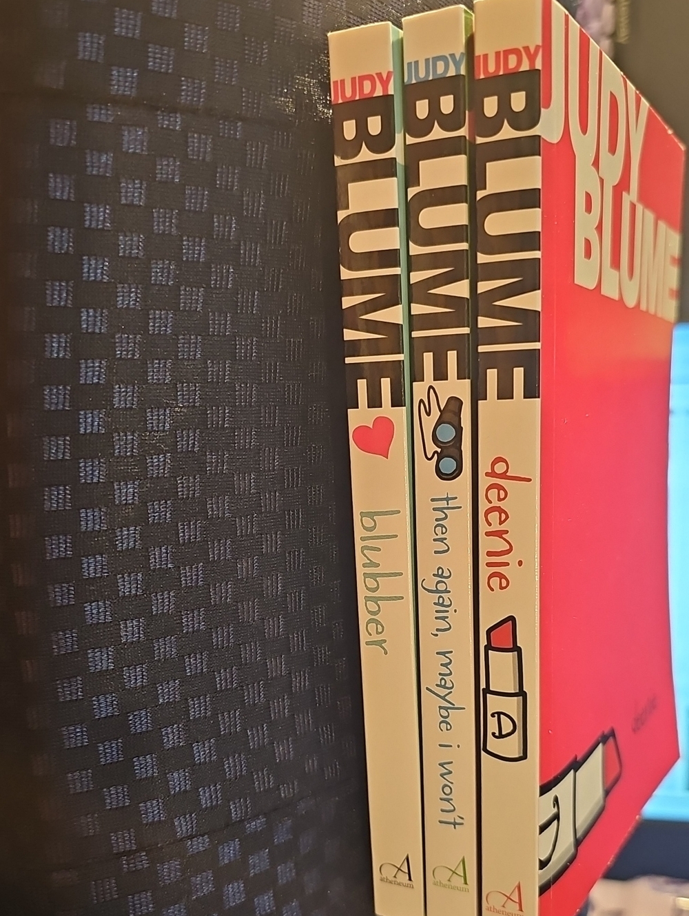 Brand New! Judy Blume Paperback Set- deenie,blubber And Then again maybe I won't
